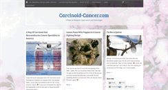 Desktop Screenshot of carcinoid-cancer.com